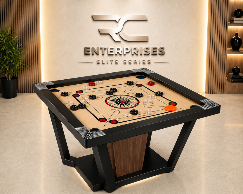 Flipkart r c enterprises Elite Series Carrom Board 20 inches with 24pcs. Crystal coins #56 50.8 cm Carrom Board(Black, Beige, Multicolor) - Flipkart Deal