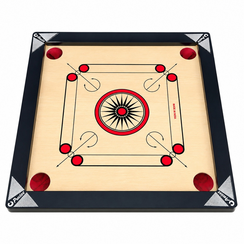 Zunaira sports ZS-CB20 5 cm Carrom Board(Multicolor, Brown)