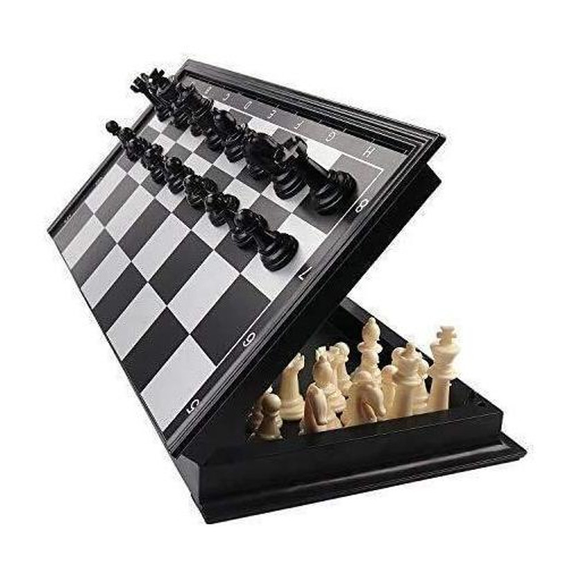 Chocozone Foldable Magnetic Chess Game for Adults Board Games for Kids (10 inch) Educational Board Games