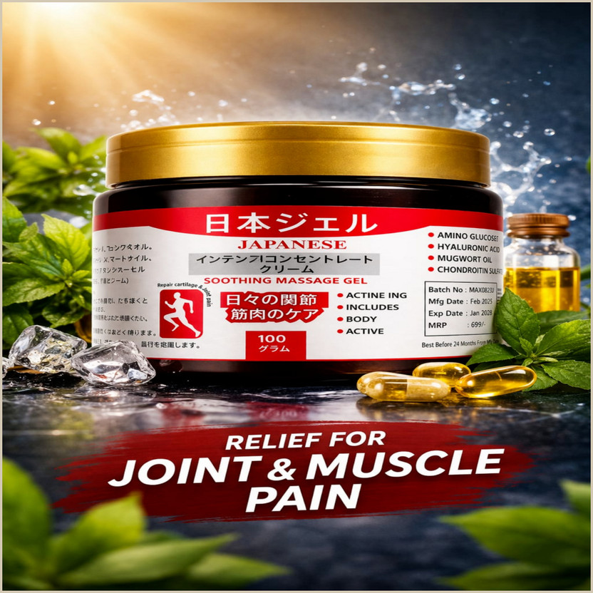 FlyTouch Holistic Joint Wellness Gel for Flexibility, Strength and Improved Movement Balm(100 g)