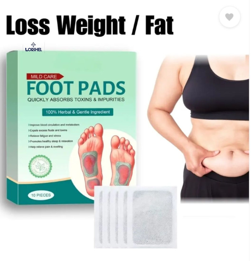 LORSHEL Foot pads | Non Drowsy Sleep Balance For Gentle Overnight Support Plaster & Patch(10 x 1 Patches)