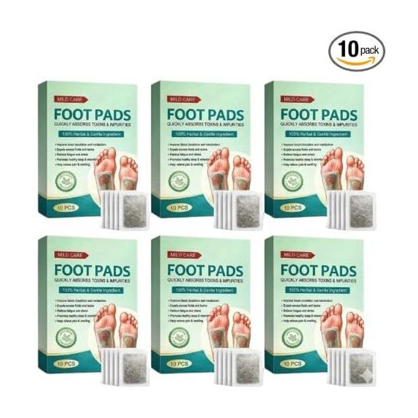 SOUTSU SOUTSU Foot Pads Natural Ingredients for Sleep Aid Toxin Removal Plaster & Patch(6 x 10 Patches) - Flipkart Deal