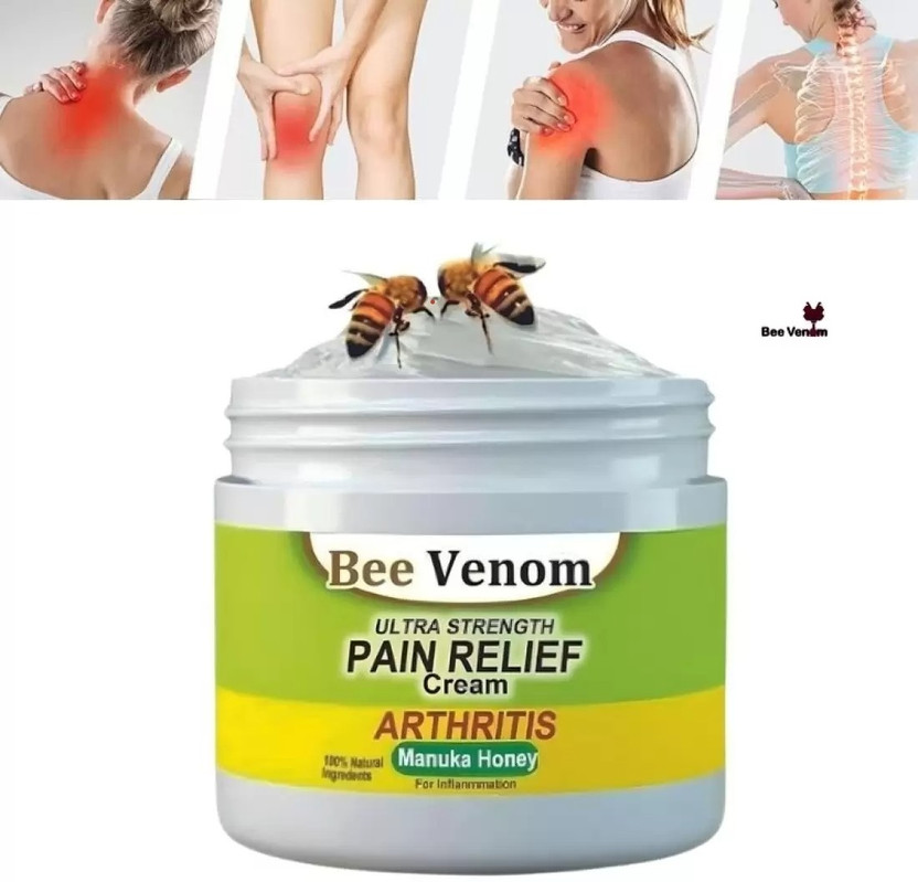Bee Venom Joint Comfort Bone Cream - Pain Relief for Elbow, Knee & Shoulder Cream(50 g)