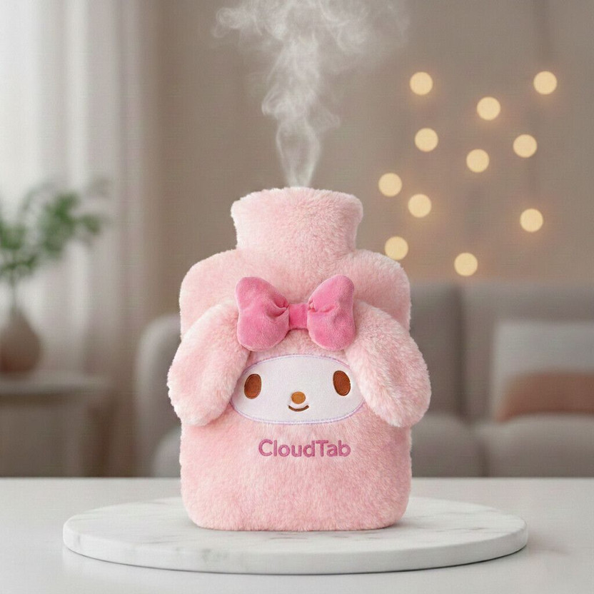 CloudTab Plush Hot Water Bag for Period Pain, Muscle Relief & Winter Warmth Hot Compress Plaster & Patch(1000 ml)