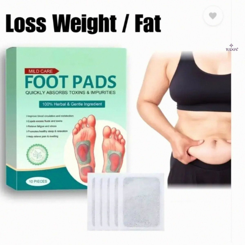 NXGTYA Foot Pads | Foot Pads Weight Loss | Holistic Wellness For Visible Overnight Resu Plaster & Patch(10 Patches)