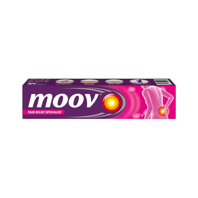 MOOV Fast Pain Relief,Body, Joints, Ortho like Medicine, Ointment, Balm for Men Women Cream(50 g)