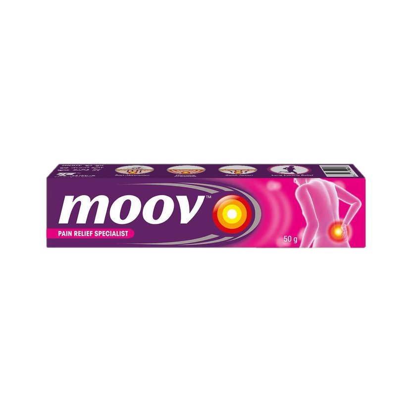 MOOV Fast Pain Relief,Body, Joints, Ortho like Medicine, Ointment, Balm for Men Women Cream(50 g)