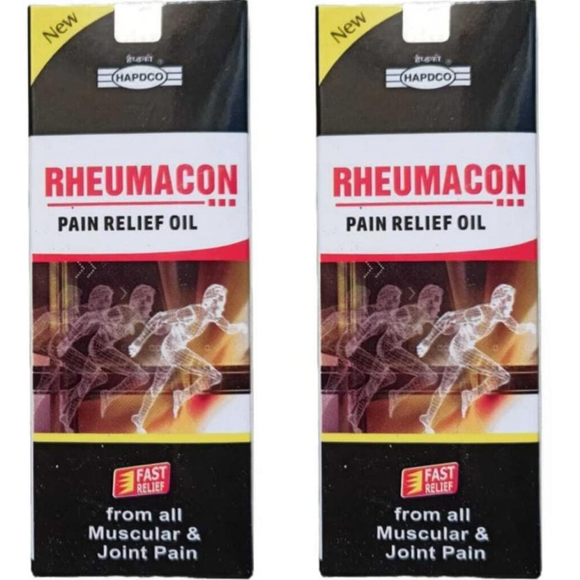 HAPDCO Hap.dco.. Rheumacon Pain Relief Oil pack of 2 Liquid(2 x 60 ml)