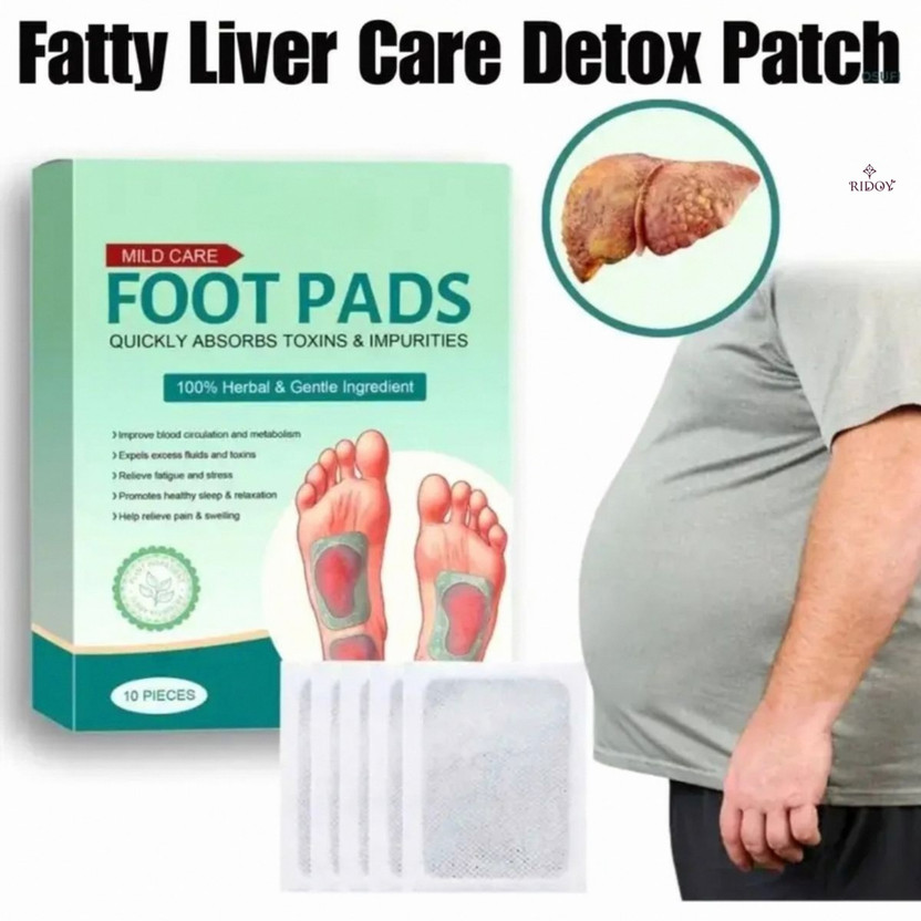 Ridoy Foot Pads | Non Drowsy Sleep Balance For Detox Aided Weight Management Plaster & Patch(10 Patches)