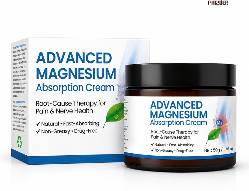 PHIZLLER advanced magnesium absorption cream sleep restore support Cream(50 g)