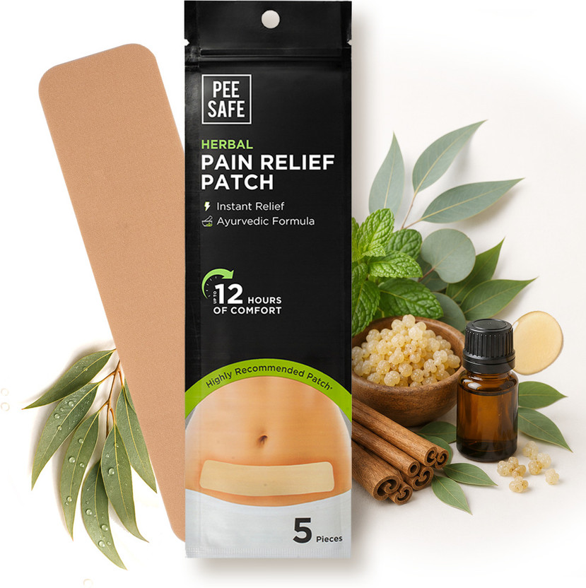 Pee Safe Herbal Pain Relief Plaster & Patch(5 x 1 Patches)