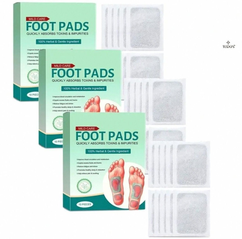 Sundhi Foot Pads | Foot Pads Pain Relief | Holistic Wellness For Effective Pain Relief Plaster & Patch(30 Patches)