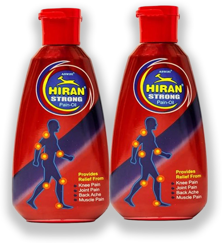 Hiran STRONG PAIN OIL 80ML PACK OF 2 Liquid(2 x 80 ml)