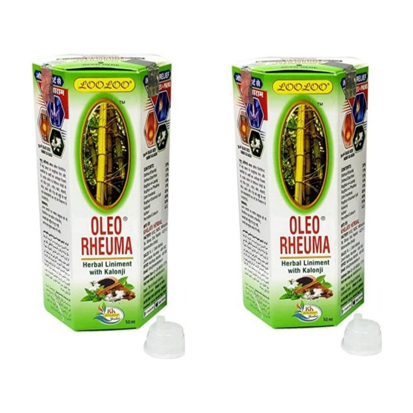 looloo looloo OLEO RHEUMA HERBAL PAIN OIL (PACK OF 2) Liquid(2 x 50 ml) - Flipkart Deal