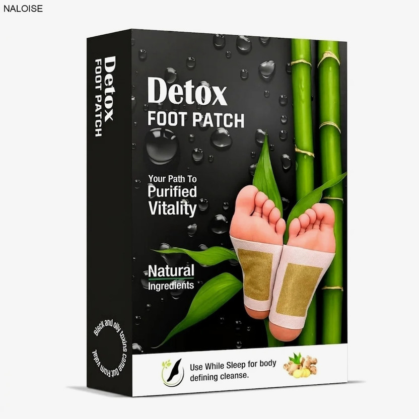 NALOISE NALOISE Detox Foot Patches | Pain Relief Toxin Remover Sleep Aid Foot Care Patch Plaster & Patch(10 Patches) - Flipkart Deal