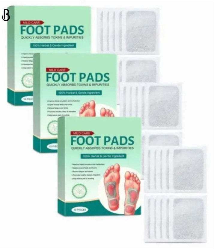 BIFRRUTANT Foot pads - Non Drowsy Sleep Balance For Gentle Overnight Support Plaster & Patch(3 x 10 Patches)