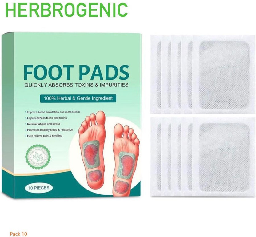 herbrogenic Foot Wellness Detox Pads Plaster & Patch(10 Units)