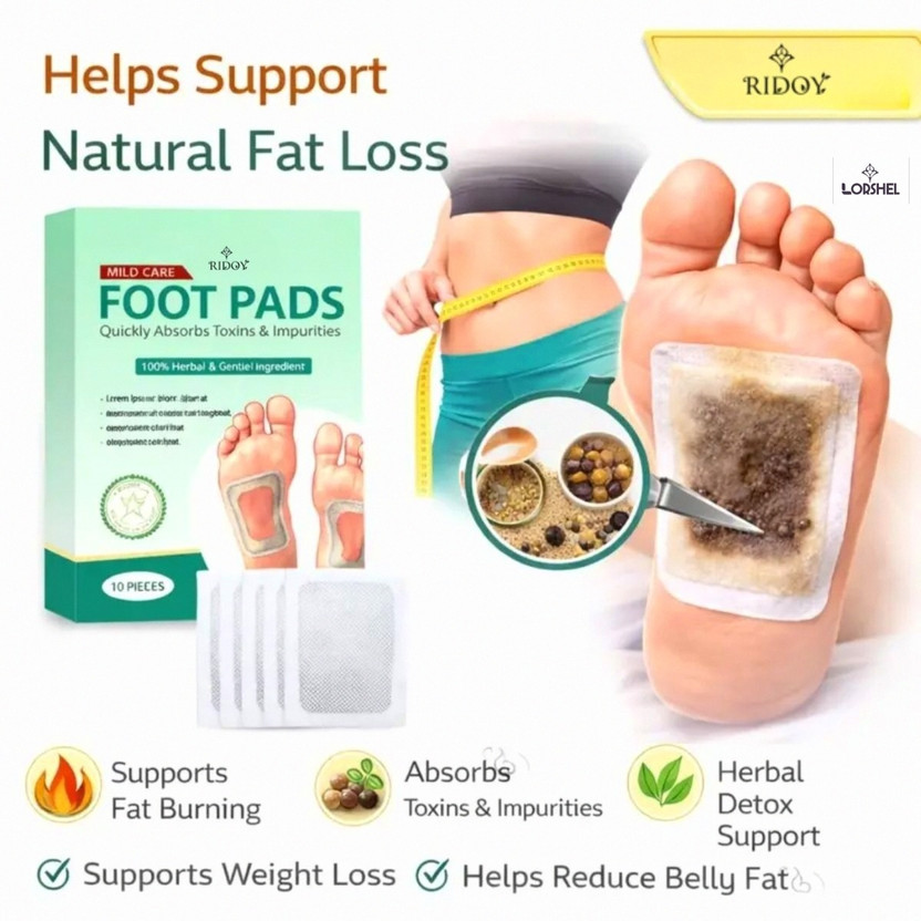Ridoy Foot Pads | Relaxing Sleep Support For Body Balance and Wellness Plaster & Patch(10 Patches)