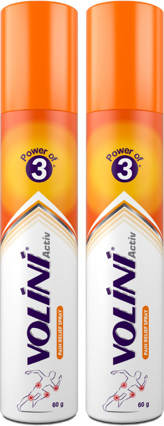 Volini Activ Pain Relief Spray(2 x 60 g)