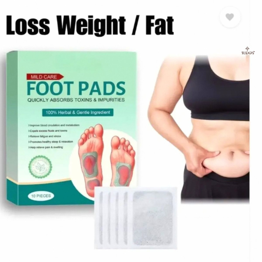 Ridoy Foot Pads Detox | Non Drowsy Sleep Balance For Detox Aided Weight Management Plaster & Patch(10 Patches)