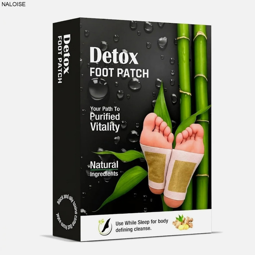 NALOISE NALOISE Herbal Foot Patches | Sleep Aid Foot Detox Patches Toxin Remover Foot Care Plaster & Patch(10 Patches) - Flipkart Deal