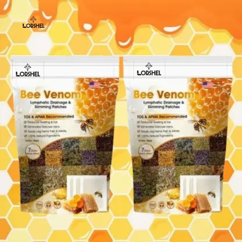 LORSHEL Detox foot patches flush waste products and toxins Plaster & Patch(2 x 100 g)
