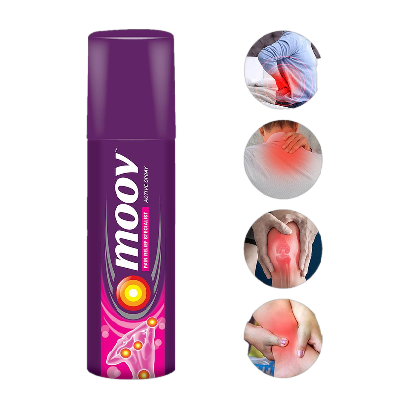 MOOV Fast Pain Relief,Body, Joints, Ortho like Medicine, Ointment, Balm for Men Women Spray(50 g)