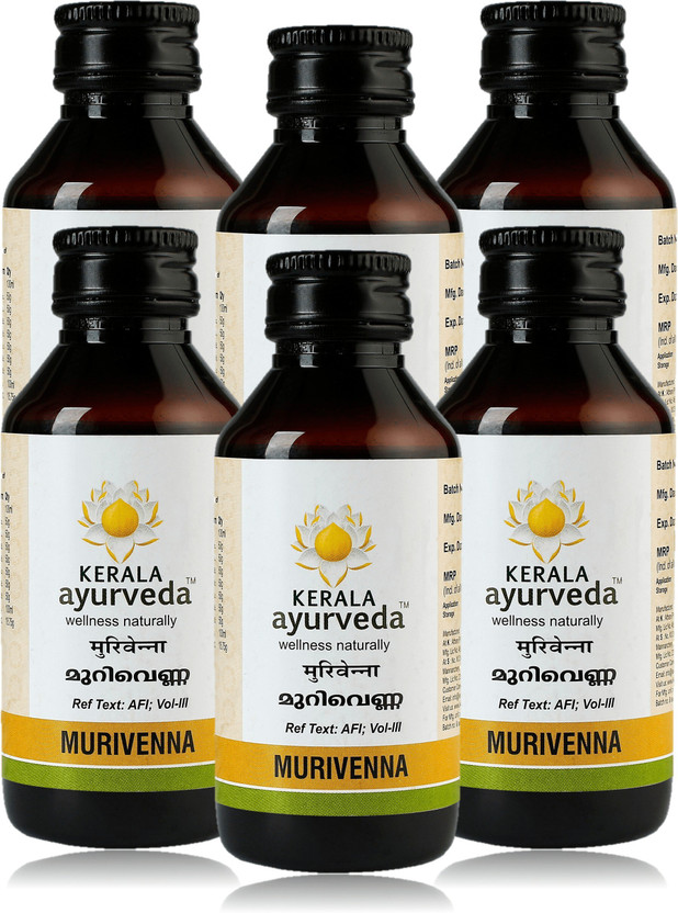 Kerala Ayurveda Thailam Combo Pack of 6 Liquid(6 x 100 ml)