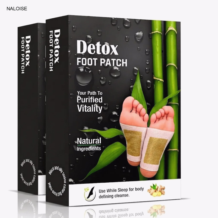 NALOISE NALOISE Natural Detox Foot Patches | Sleep Aid Foot Detox Patches Tourmaline Detox Plaster & Patch(2 x 10 Patches) - Flipkart Deal