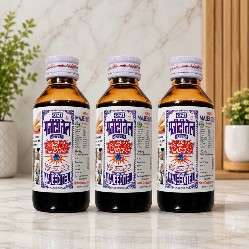 NOORI MAJEEDI TEL UNANI MEDICINE 100 x 3 = 300 ml Liquid(3 x 100 ml)