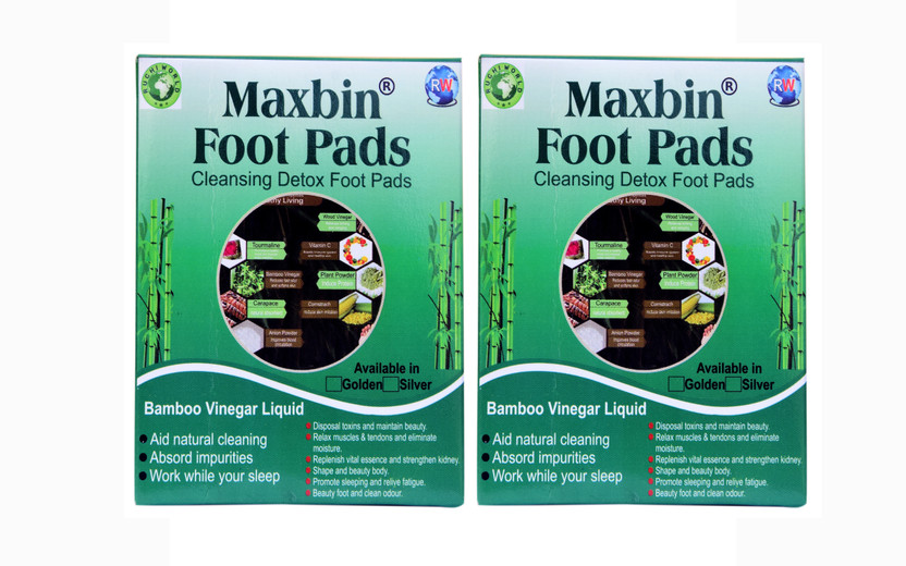 MAXBIN MAXBIN Cleansing Detox Foot Pads,Bamboo Vinegar Detox Foot Pads(120 g) - Flipkart Deal