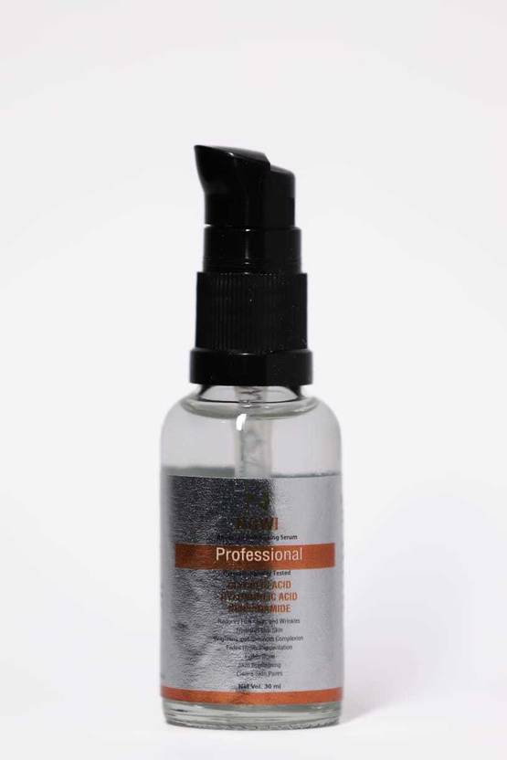 Nowi Glycolic, Hyaluronic, And Niacinamide Serum 30 Ml Skin Brightening