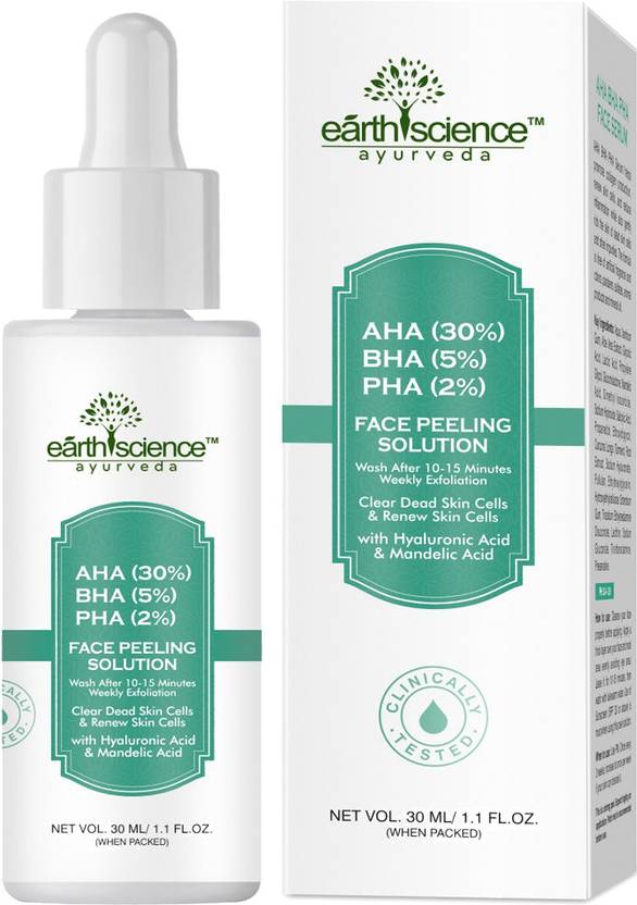 Earth Science Ayurveda AHA BHA PHA Face Peeling Solution with