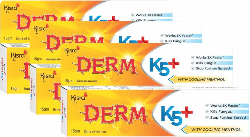 KISRA Derm K5+ Intimate Area’s Cream | For Bikini Area, Private Part’s| Itching, Prevents Roughness, Fungal Infections, Rashes, Anti-Bacterial Cream(45 g)