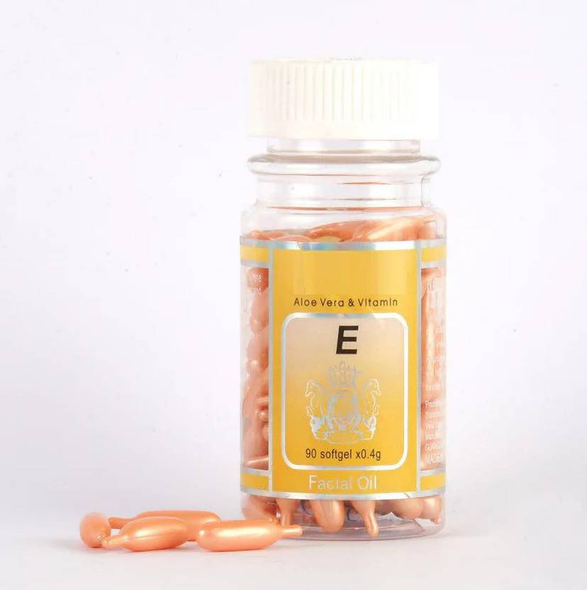 Sheny Vitamin E capsules for hair and skin, Aloe Vera and Vitamin E