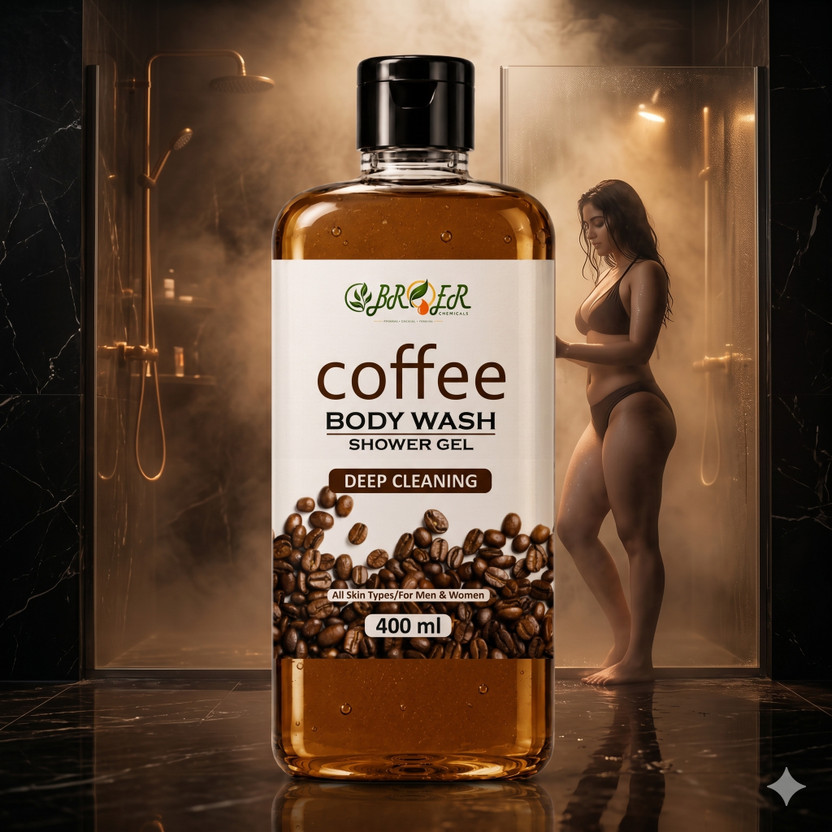 BROER Coffee Body Wash Shower Gel for Smooth Healthy and Energized Skin For Men Women(400 ml)