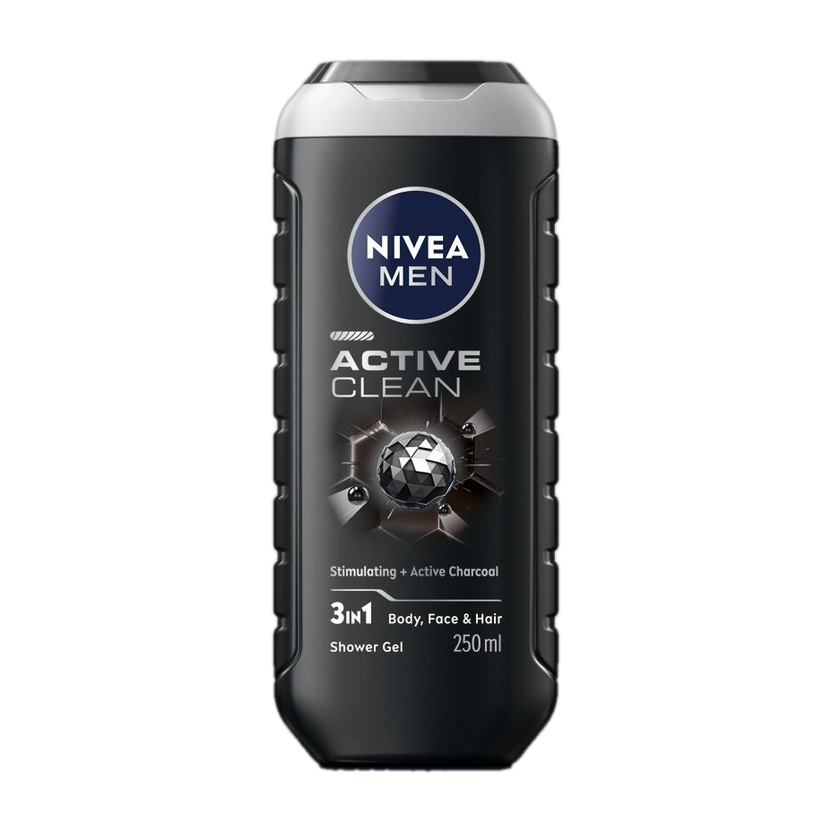 Nivea Men Active Clean Charcoal Body Wash(500 ml)