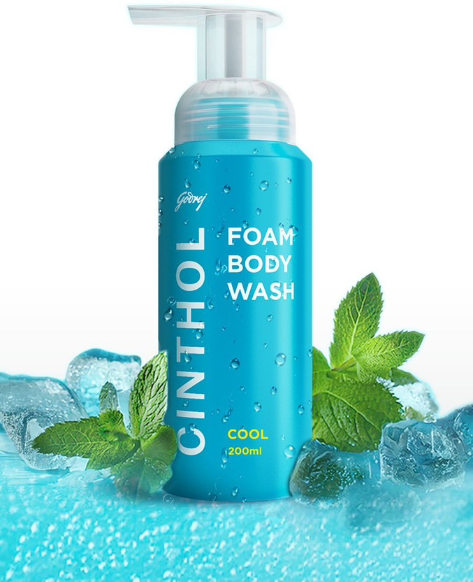 CINTHOL Cool Glycerin Foaming Body Wash(200 ml)