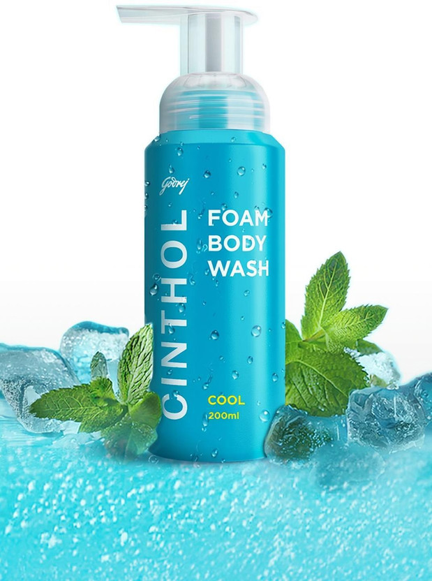 CINTHOL Cool Glycerin Foaming Body Wash(200 ml)