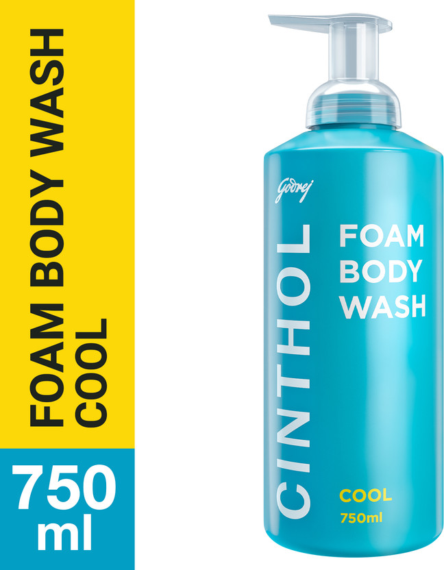 CINTHOL CINTHOL Cool Foaming Body Wash, Glycerin Shower Gel(750 ml) - Flipkart Deal