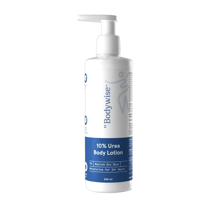 Be Bodywise 10% Urea Body Lotion | 48 Hour Dry Skin Relief | For Very Dry & Flaky Skin(200 ml)
