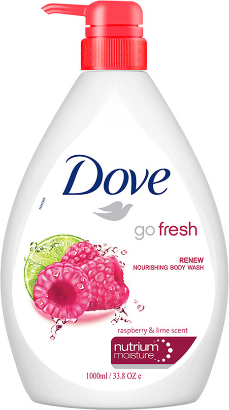 DOVE Renewing Raspberry Body Wash with Lime for Renewed Skin, Refreshing Scent(1000 ml)
