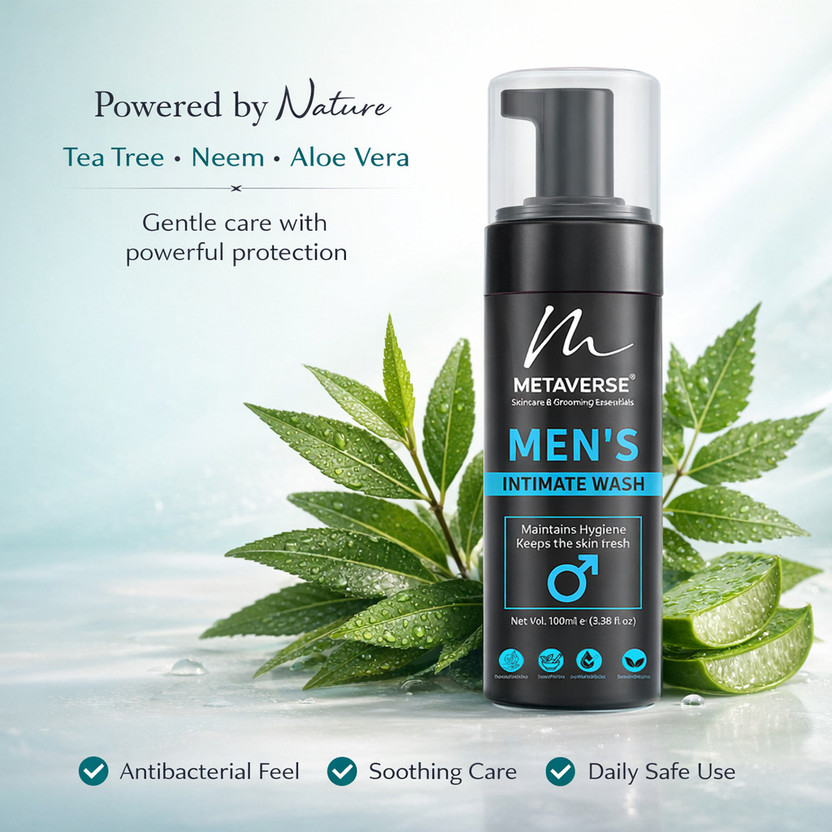 METAVERSE Men intimate wash providing lasting freshness and soothing relief Intimate Wash(100 ml, Pack of 1)