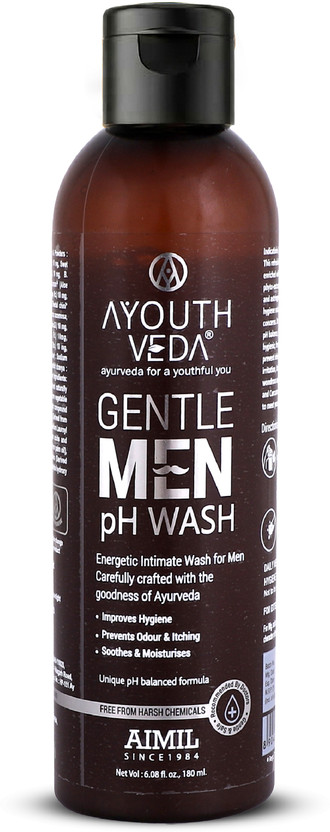 Ayouthveda Gentlemen PH Wash|Intimate Hygiene Wash For Men|Prevents Dryness, Bad Odor(180 ml)