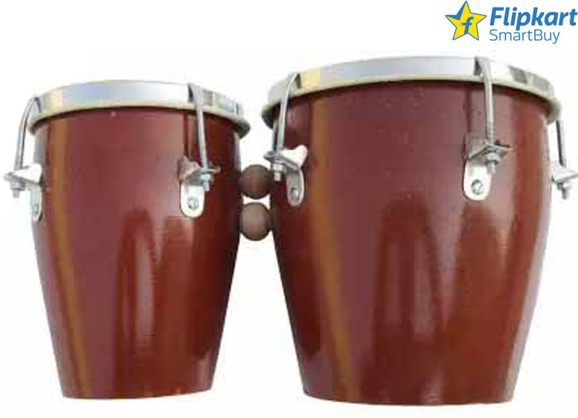 GT manufacturers Brown bongo321 Wooden Bongo(20 cm, 16 cm)