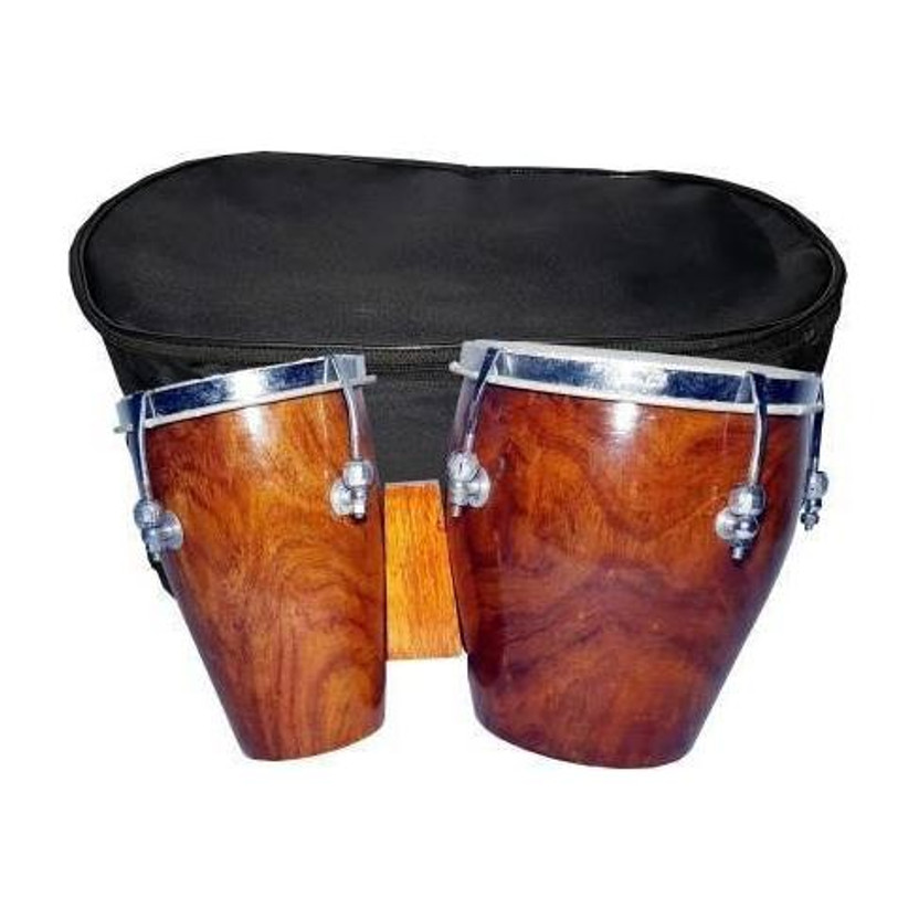 AMROHA ENTERPRISES Brown Bongo 2 Wooden Bongo-25 Wooden Bongo(20 cm, 16 cm, 12 cm)