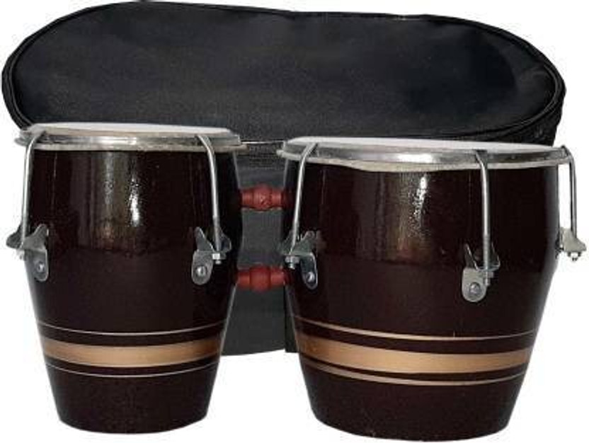 AMROHA ENTERPRISES musical Bongo With Bag Wooden Bongo-54 Wooden Bongo(20 cm, 10 cm)