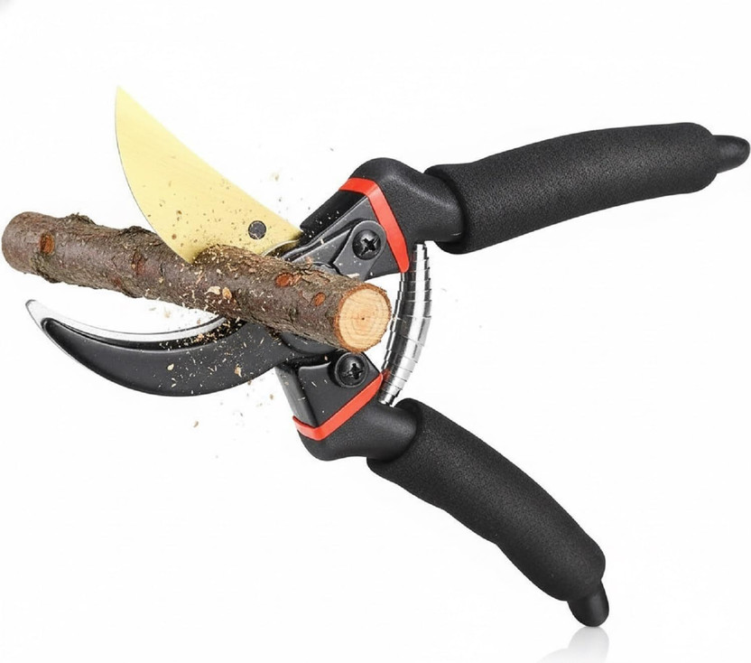 Daccfy Gardening Scissors Plants Scissor | Garden Shear Tree Branch Pruner Gardening Cutter Tool | Plant Cutter for Home Garden | Wood Branch Trimmer Bypass Pruner(Manual)