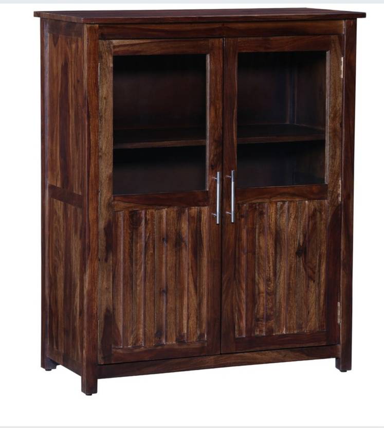Roundhill Sheesham Wood Book Shelf / Bookcase Solid Wood Close Book
