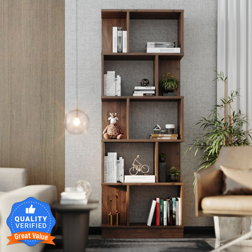 Wakefit Eliot Engineered Wood Open Book Shelf(Finish Color - Eliot, Knock Down)